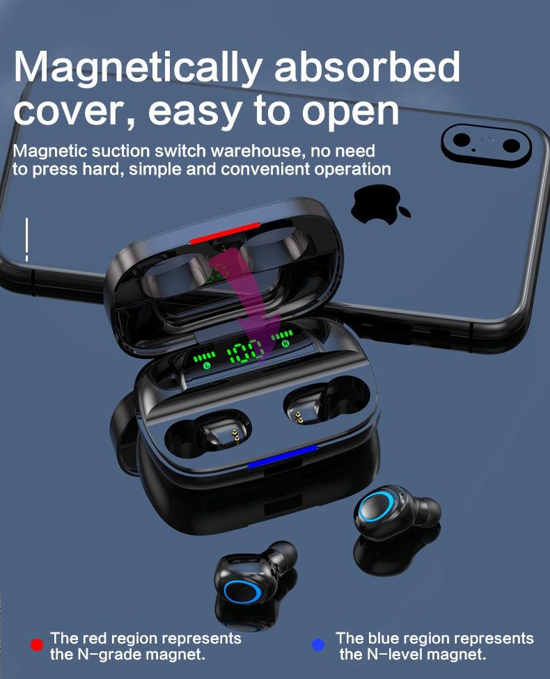 السماعة لاسلكية ضد الماء مع شاحن لهاتفك 2024 - Image 4